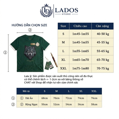 ao phong nam lados
