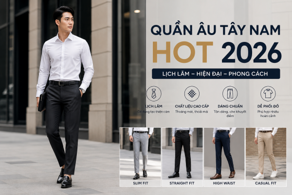 Phối Đồ Với Quần Âu Đen: Thanh Lịch, Thời Thượng 2026