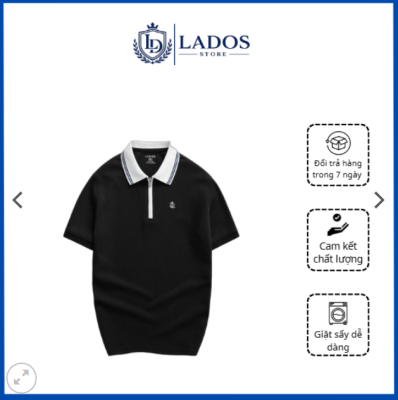 Chất liệu: Vải cá sấu interlock 250gsm với thành phần 95% Cotton tự nhiên và 5% Spandex.Màu sắc: Nâu, Đen, Trắng, Xanh đen. Size: Đầy đủ các size từ M, L, XL, XXL, phù hợp với nhiều vóc dáng khác nhau. Hướng dẫn sử dụng: Giặt máy ở chế độ nhẹ hoặc giặt tay bằng nước lạnh. Hướng dẫn bảo quản: Không dùng chất tẩy trắng. Phơi áo ở nơi thoáng mát, tránh ánh nắng trực tiếp. Là ủi ở nhiệt độ thấp. Xuất xứ: Việt Nam. Thương Hiệu: LADOS STORE