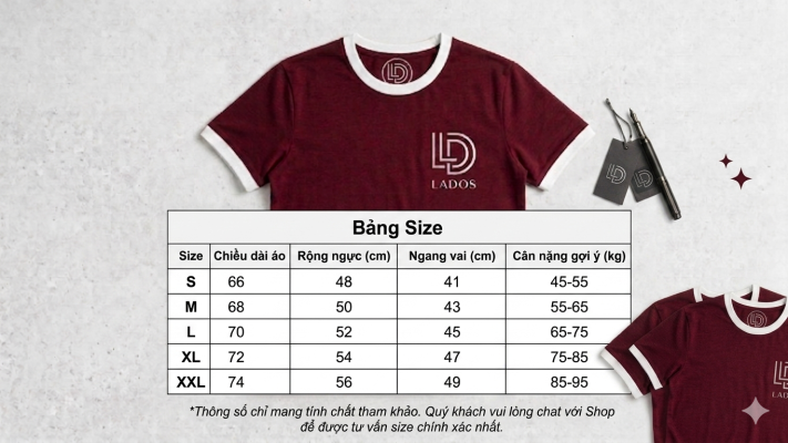 áo phông đồng phục lados