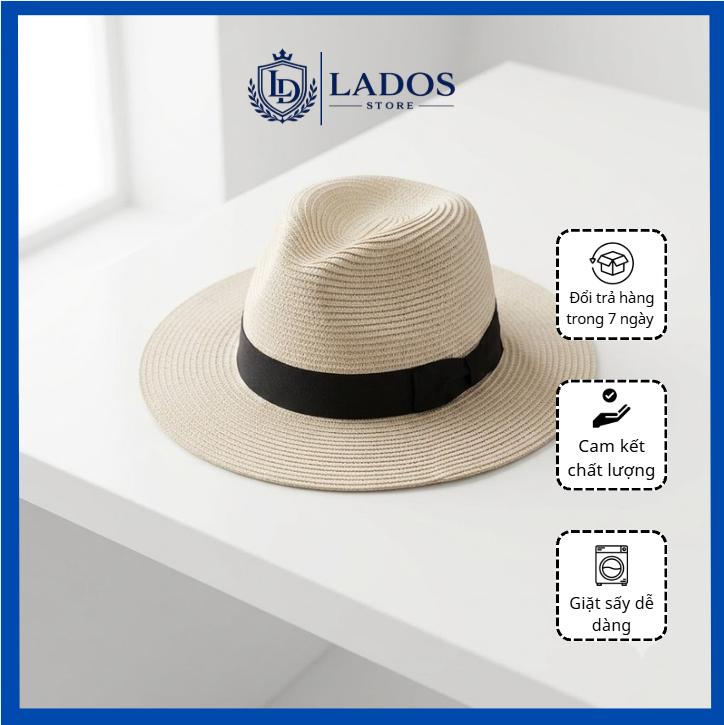 Mũ Cói Panama LADOS