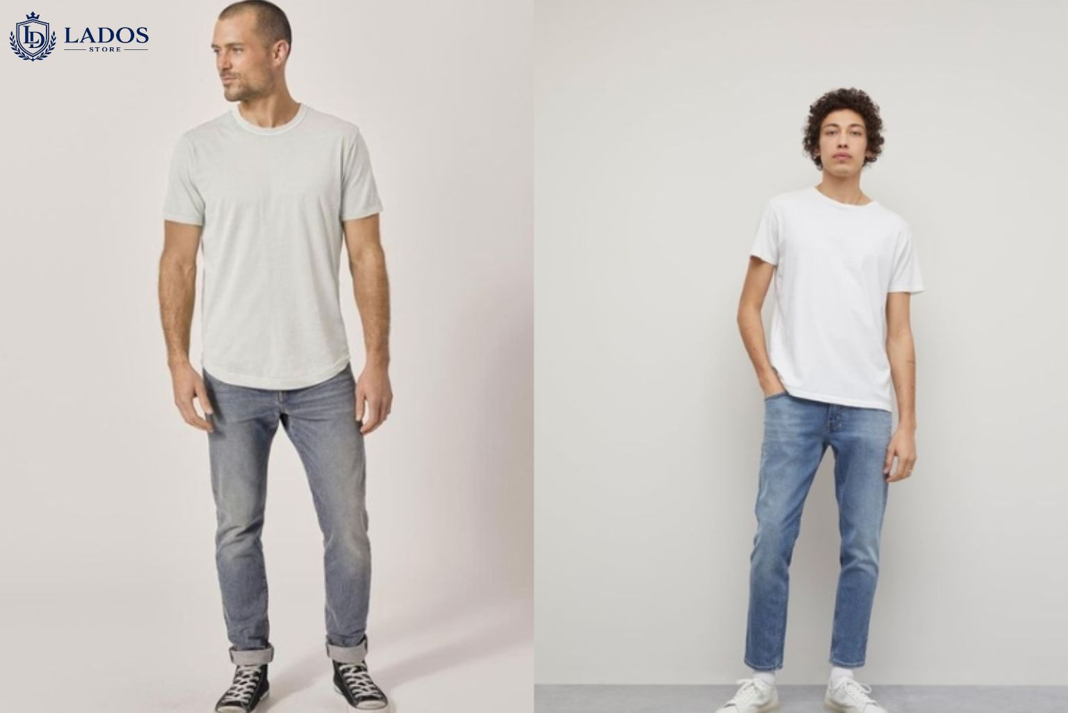 Outfit thời trang nam tối giản với sneaker