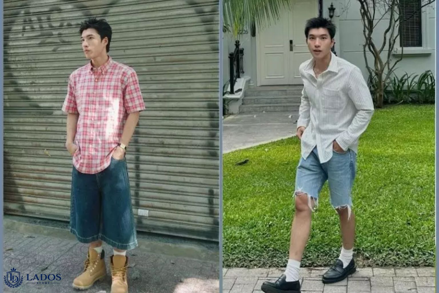 Cách phối đồ nam mùa hè năng động với áo thun và quần short