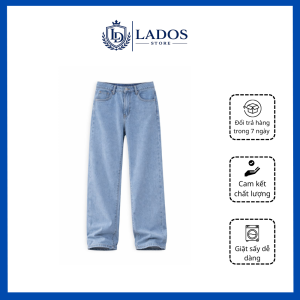 Quần Jean Nam LADOS Ống Suông – Thiết Kế Năng Động, Tôn Dáng Và Dễ Phối Đồ