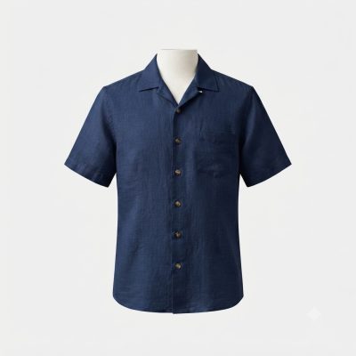 Áo Sơ Mi Nam Linen Tay Ngắn