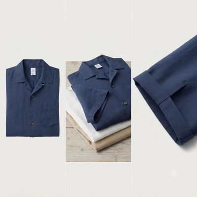 Áo Sơ Mi Nam Linen Tay Ngắn